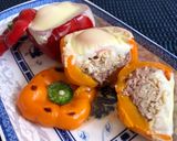 A picture of step 12 of Stir-Fried Instant Noodles Stuffed Bell Peppers.