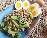 รูปขั้นตอนการทำที่ 3 ของ กะเพราหมูสับ (ใช้น้ำตาลหญ้าหวาน)