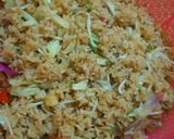 Foto langkah ke 6 dari resep Nasgor Bumbu Sajiku || Rasa 11 12 dengan tukang jualan nasgor.