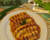 Foto langkah ke 5 dari resep Pisang Bakar Saus Karamel.