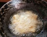 A picture of step 3 of Cheppankizhangu / Arbi Varuval / Taro root.