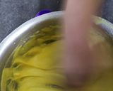 A picture of step 3 of Khaman Dhokla.