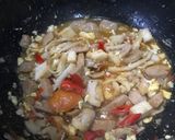 Foto langkah ke 4 dari resep Tumis Jamur Tiram & Sawi Hijau.