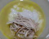 Foto langkah ke 8 dari resep Bubur Ayam Kaldu Kuning (Nasi Sisa).