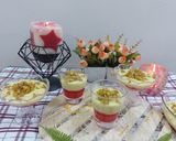 A picture of step 8 of Apple custard pudding.