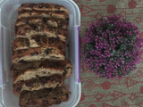 Banana cake with chocolate chips