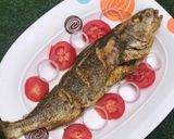 A picture of step 6 of Grilled fish platter.