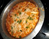A picture of step 4 of Paneer cheese masala.