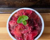 Foto del paso 5 de la receta: Frutillas maceradas con glicina sobre skyr de producción nacional 🇦🇷 🍓 con toque de sal Maldon 🧂