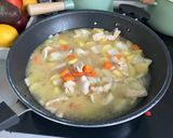 A picture of step 5 of Karī (カレ) (Japanese Curry).