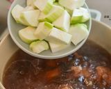 【老菜脯絲瓜蛤蜊排骨湯】小暑節氣燉湯，養顏美容又溫補的食譜步驟4照片