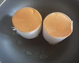 Foto langkah ke 5 dari resep (015).Japanese Souffle Pancake (No mixer,Takaran sendok).