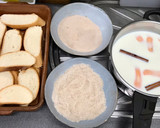 Foto del paso 4 de la receta: Torrijas de leche al aroma de naranja, azahar y canela (sin lactosa)