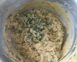 A picture of step 2 of Methi dhaniya besan muthiya.