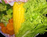 Hình bước làm 1 của món Salad hạt chia