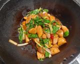 三杯杏鮑菇的食譜步驟4照片