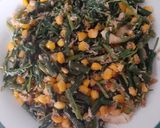 Foto langkah ke 7 dari resep Urap Kangkung,kacang panjang dan jagung manis.