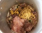 A picture of step 2 of Millet & Chicken Porridge / Congee / Broth.