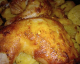 Foto del paso 5 de la receta: Pollo con miel y mostaza al horno