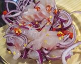 A picture of step 2 of Easy ceviche for beginners.