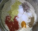 A picture of step 2 of Stuffed Mirchi Bajji.