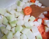 Karalábéleves (nálunk, gerze-bürze leves 🙂) recept fázis 1 fotója
