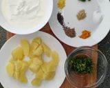 दही वाले आलू(dahi wale aloo recipe in hindi) रेसिपी चरण 2 फोटो