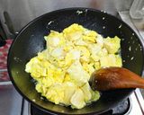 蔥燒豆腐炒蛋(簡單料理）的食譜步驟6照片