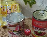 Gambar langkah 1 resipi Puding Buah-Buahan Sos Kacang Merah.