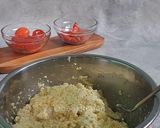 Foto langkah ke 3 dari resep Pepes Tahu Telor Asin.