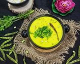 A picture of step 8 of Fresh Tuver Lilva Ni Kadhi (Pigeon Peas Kadhi).