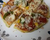 A picture of step 5 of Yummy sooji pizza.