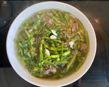 Hình bước làm 3 của món Canh thịt bò rau cần