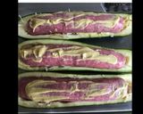 Une image de l'étape 2 de Courgettes farcies façon hot-dog aux saucisses de Toulouse et tomates au parmesan.