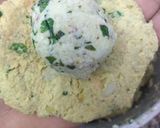 A picture of step 24 of Coconut dry fruits and Paneer stuffed raw Jack fruit kebab.