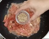 A picture of step 6 of Kofta Karahi.