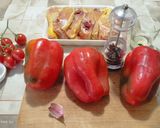 Foto del passaggio 1 della ricetta Pollo con peperoni al forno