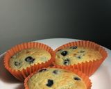 Foto del paso 5 de la receta: Muffins de vainilla con arándanos