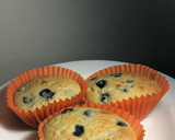 Foto del paso 5 de la receta: Muffins de vainilla con arándanos