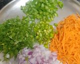 A picture of step 1 of Corn, cheese & vegetable fritters.