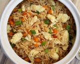 A picture of step 4 of Egg Fried Rice.