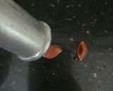 A picture of step 2 of Khubani ka meetha.