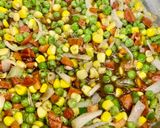 A picture of step 4 of Egg & Vegetable Fried Rice.