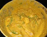 A picture of step 1 of Hyderabadi Chicken Dum Biryani.
