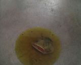 A picture of step 1 of Beetroot soyabean rice.