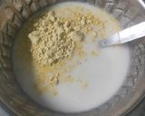 A picture of step 2 of Rava instant dhokla.