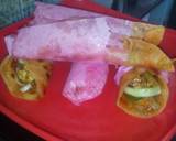 Tomato kathi roll with butter chicken recipe step 26 photo