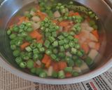 A picture of step 1 of Upma.