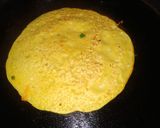 A picture of step 2 of Cornmeal Uttapam.