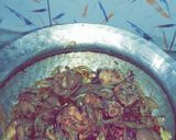 A picture of step 4 of Kaleji Masala or Liver Masala.